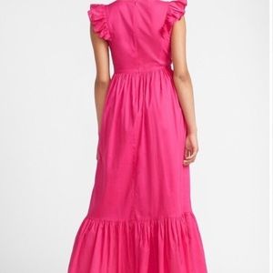 XS Express Ruffle Sleeve Maxi Dress